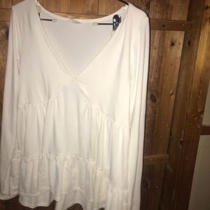 Light beige shirt By Peach lane size small